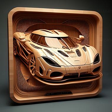 3D модель Koenigsegg CCXR (STL)